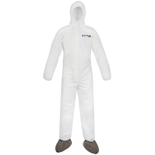 Protective Wear: Disposable Coverall with Hood  SMS coverall